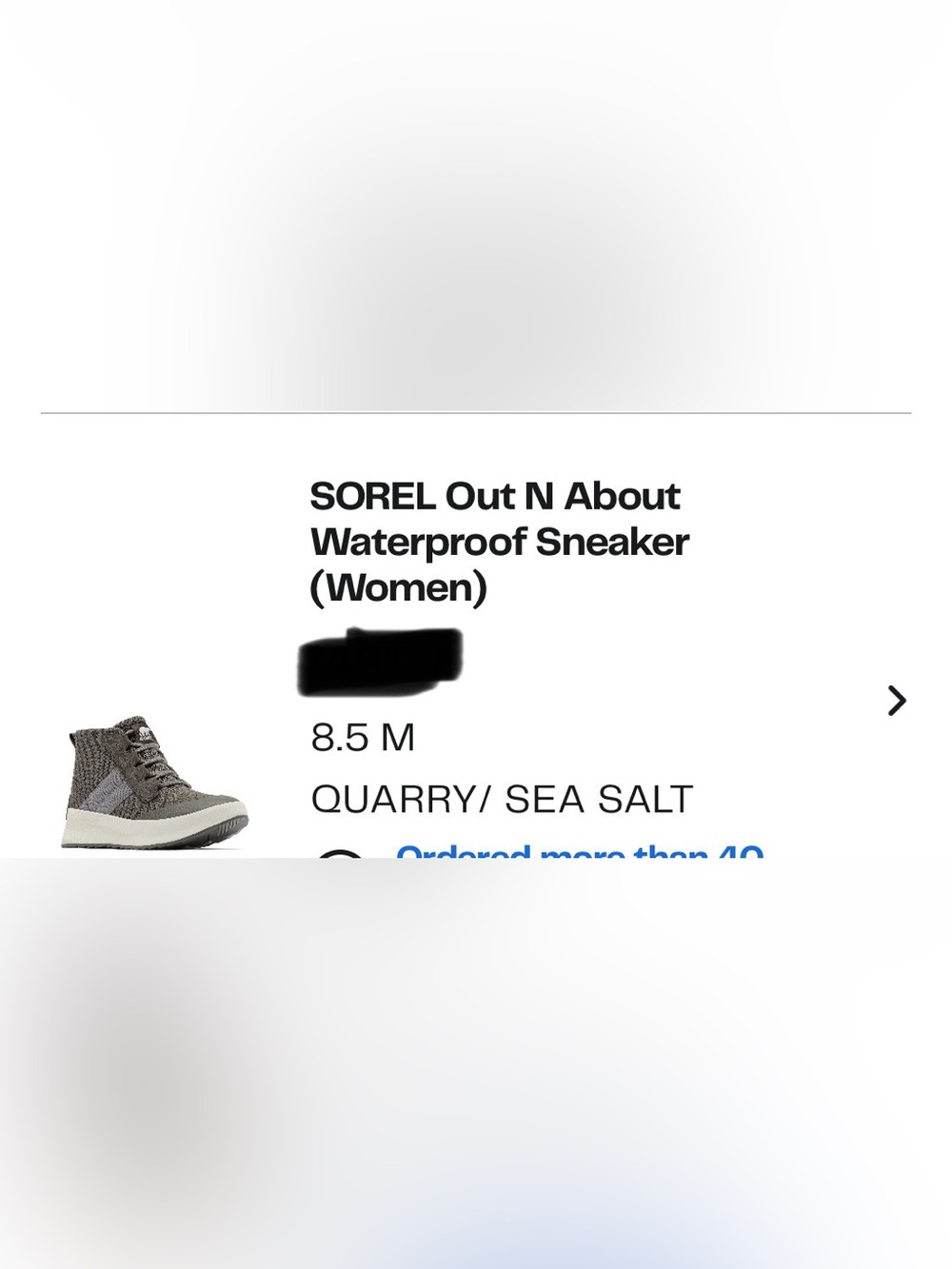 Sorel Women's Grey Lace-Up High-Top Boots